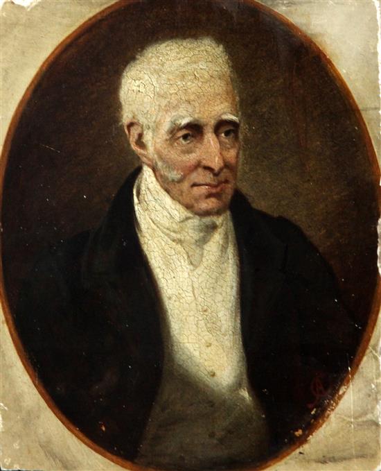 C*A* Portrait of the Duke of Wellington as an old man 11 x 8.5in., unframed